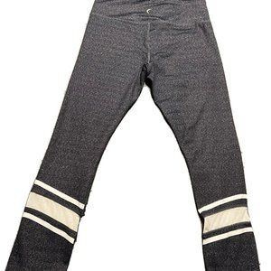 Zyia Light n Tight Hi-Rise 7/8 Crop Leggings Size L Blueish/Gray